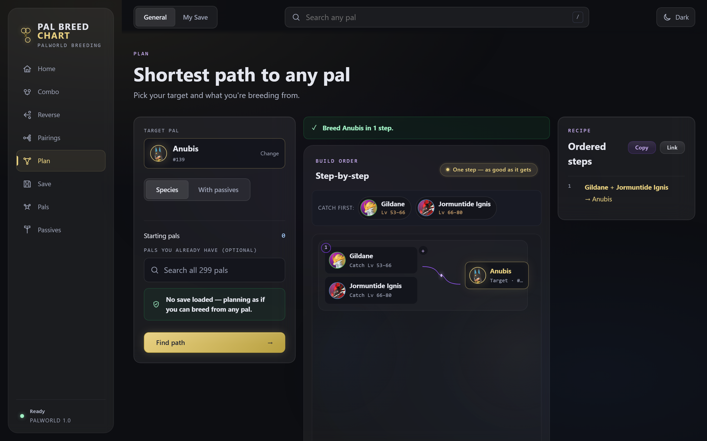 Pal Breed Chart screenshot 2